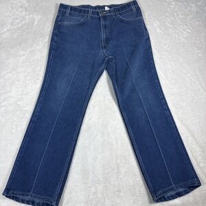 VTG Levi's Jeans 547 Mens 36x30 Med Wash Denim Bootcut 90s Western Rodeo Cowboy